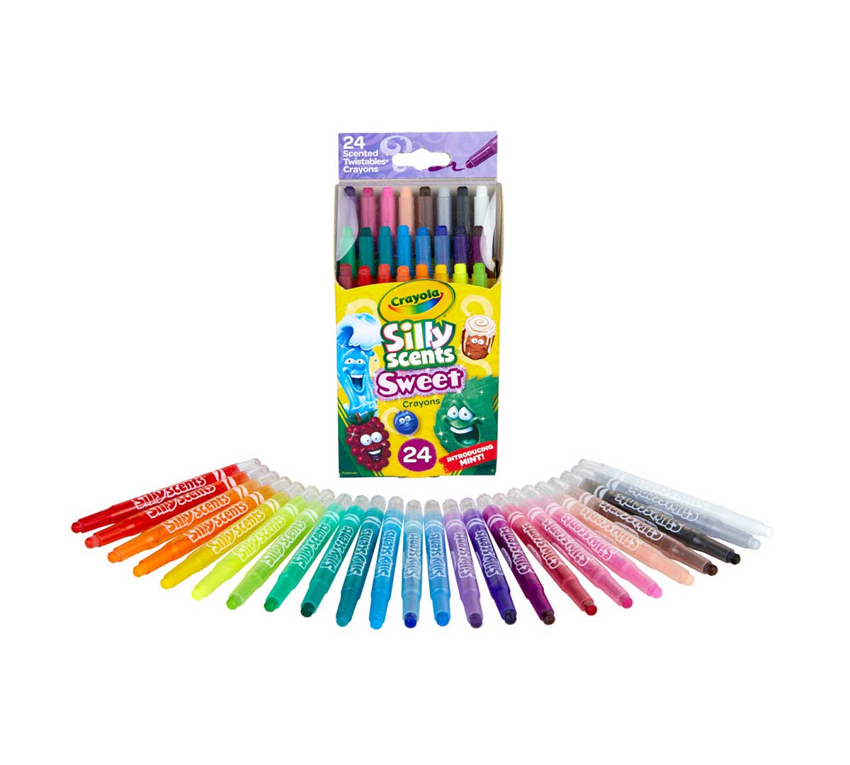  Silly Scents Mini Twistables Scented Crayons  24 Count