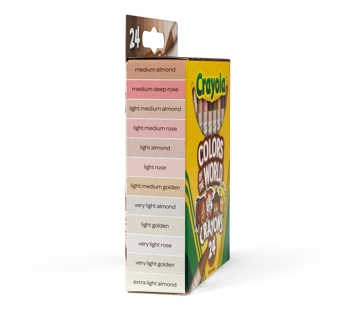 Colors of the World Skin Tone Crayons  24 Count