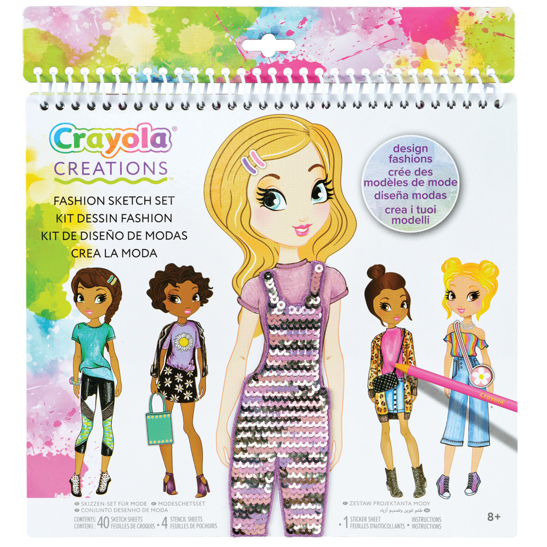 Creations® - Fashion Sketch Set 40 sheets Front view