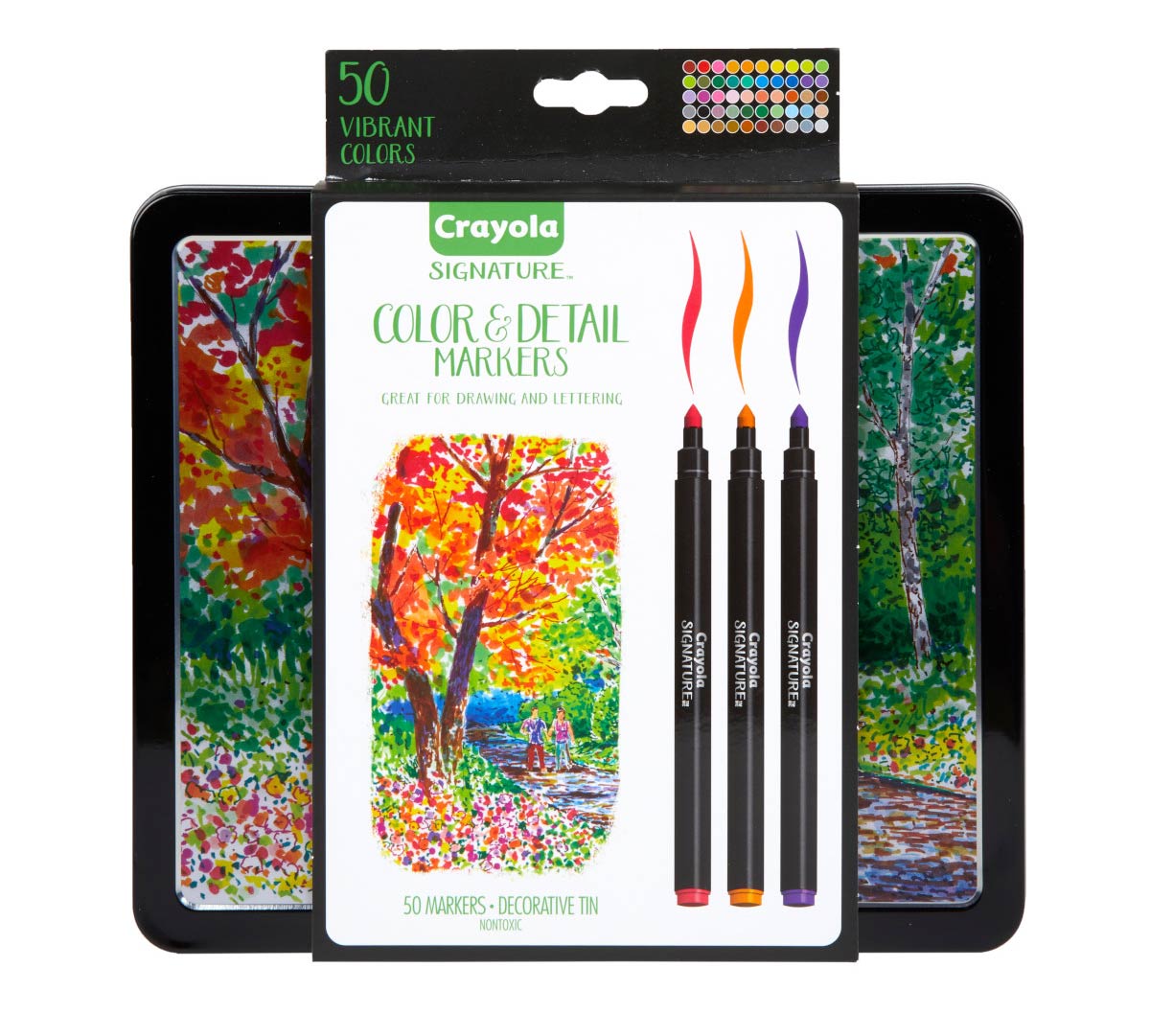 Signature Color and Detail Markers front view