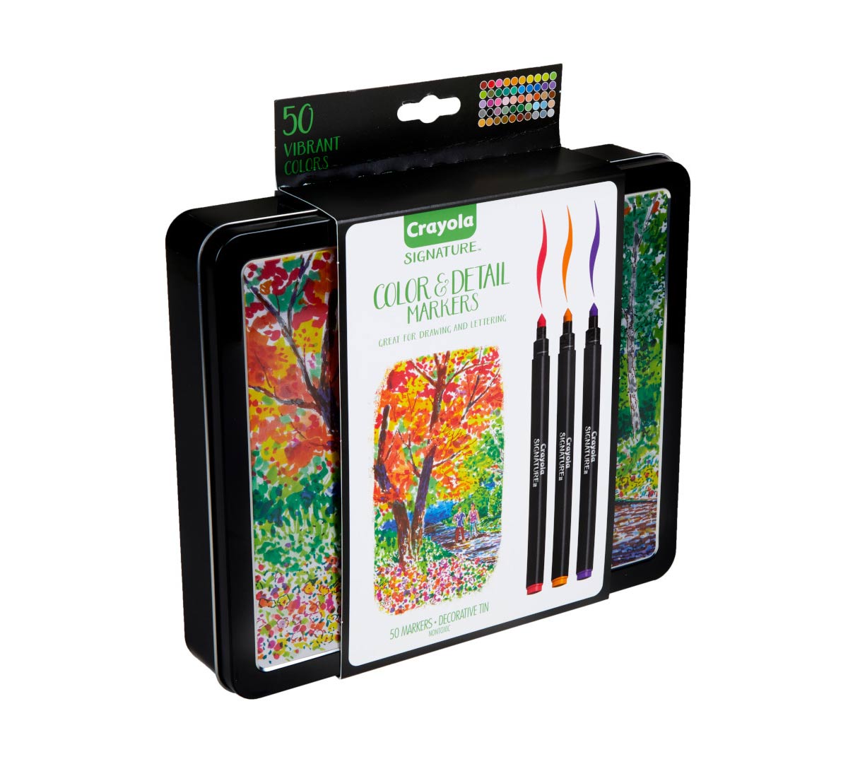 Signature Color and Detail Markers angled view