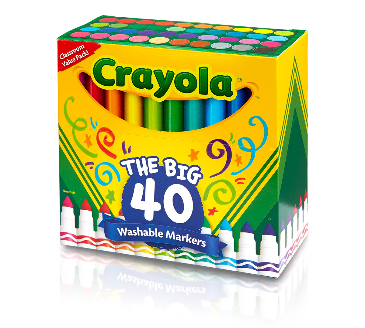 40 Count Broadline Markers quarter shot