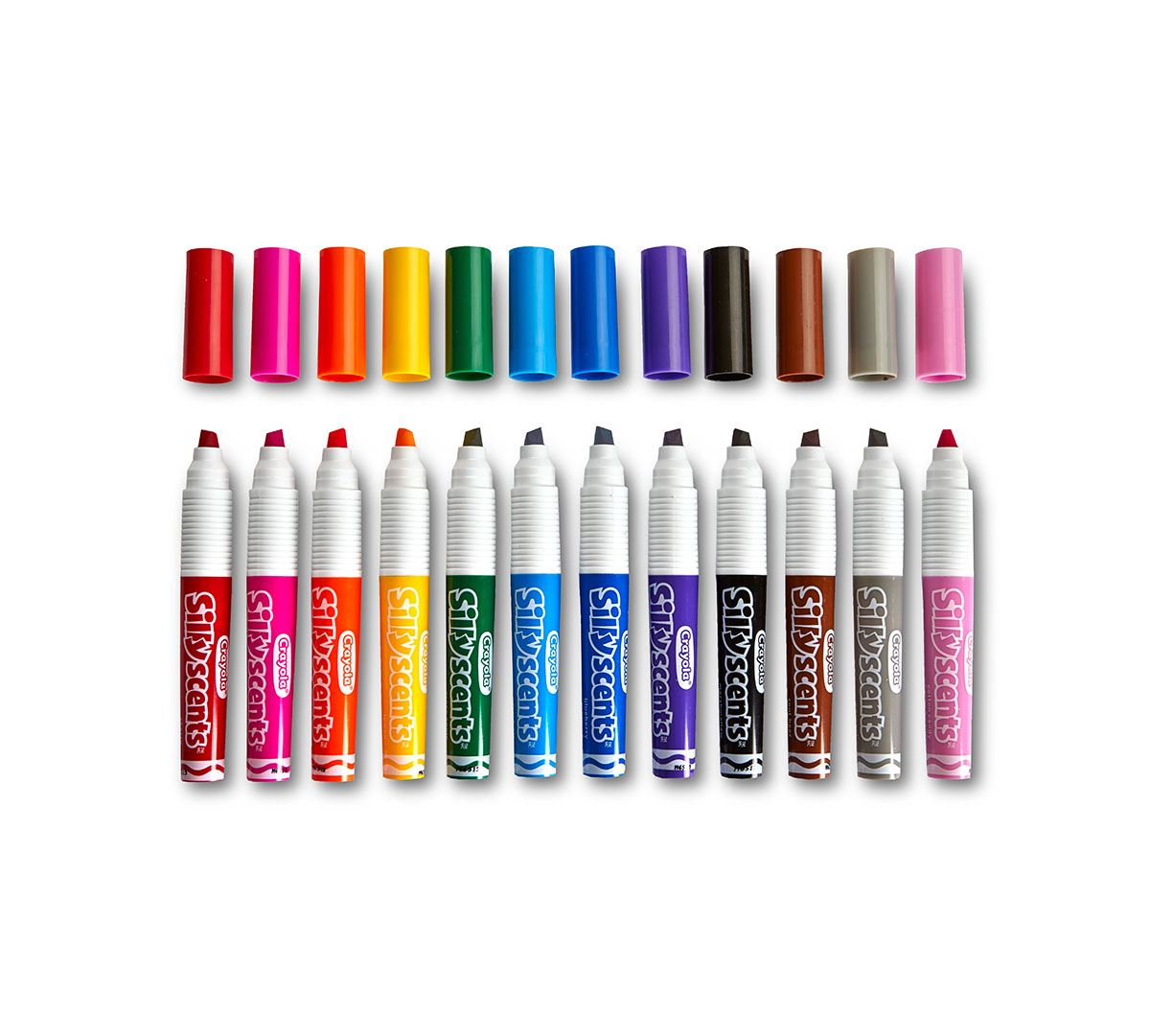Silly Scents Markers Wedge Tips 12 count markers
