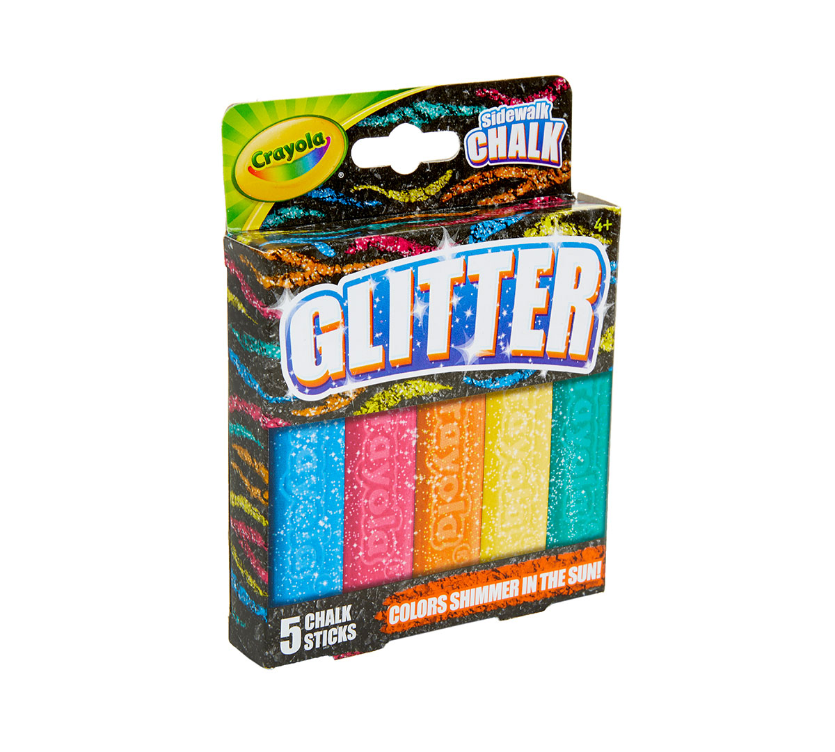 Special Effects Sidewalk Chalk - Glitter left side view