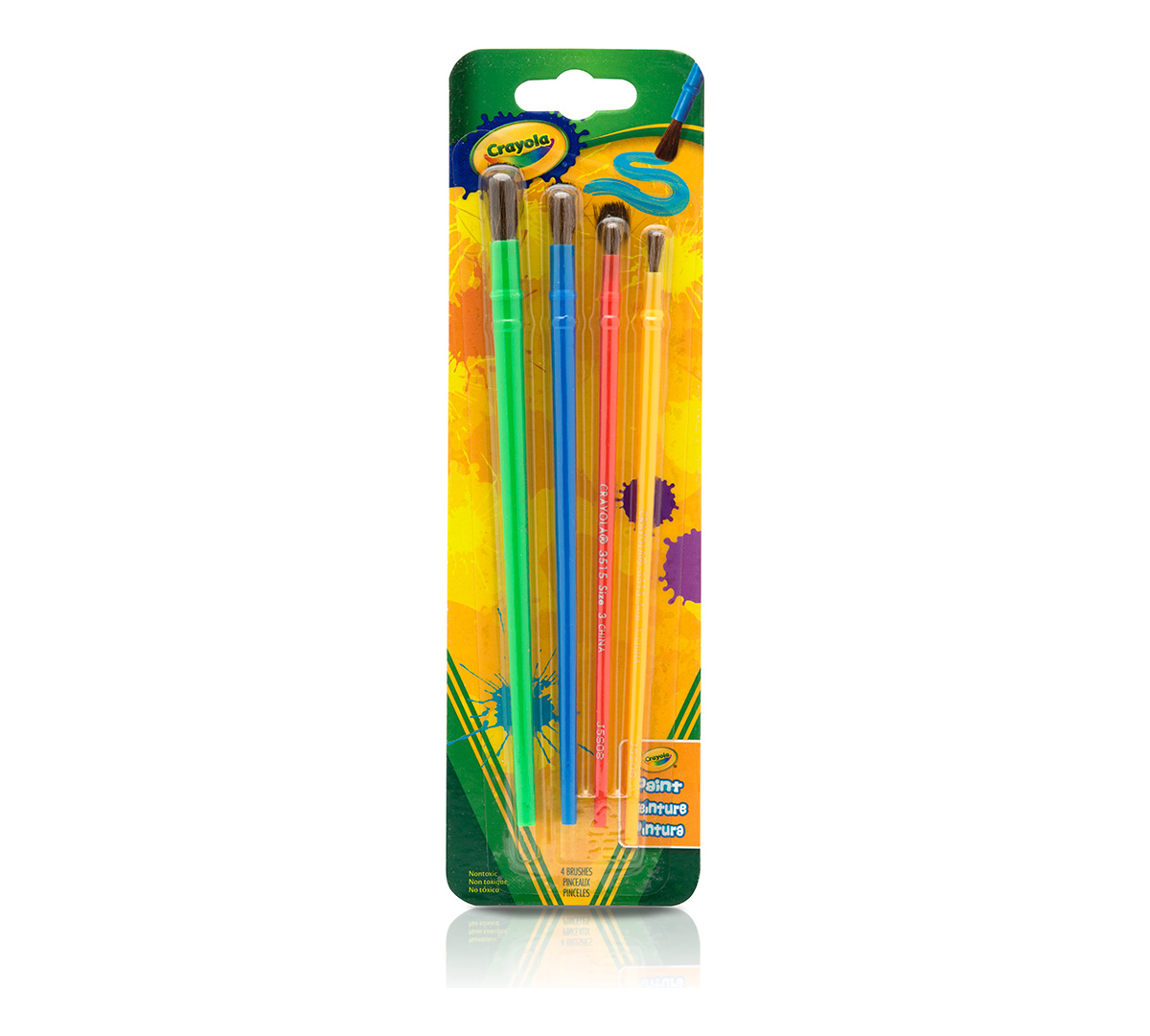 Paint Brushes  4 Count
