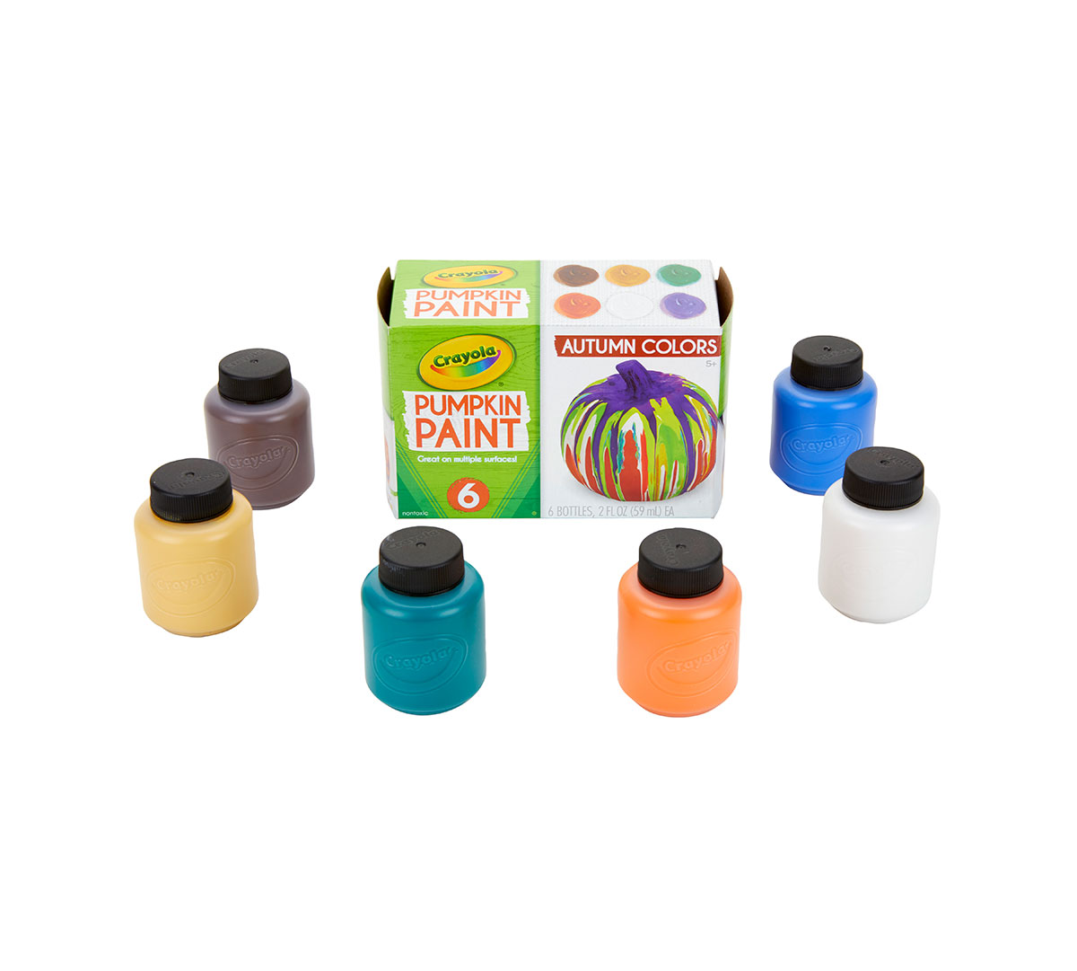 Acrylic Pumpkin Painting Set  Autumn Colors
