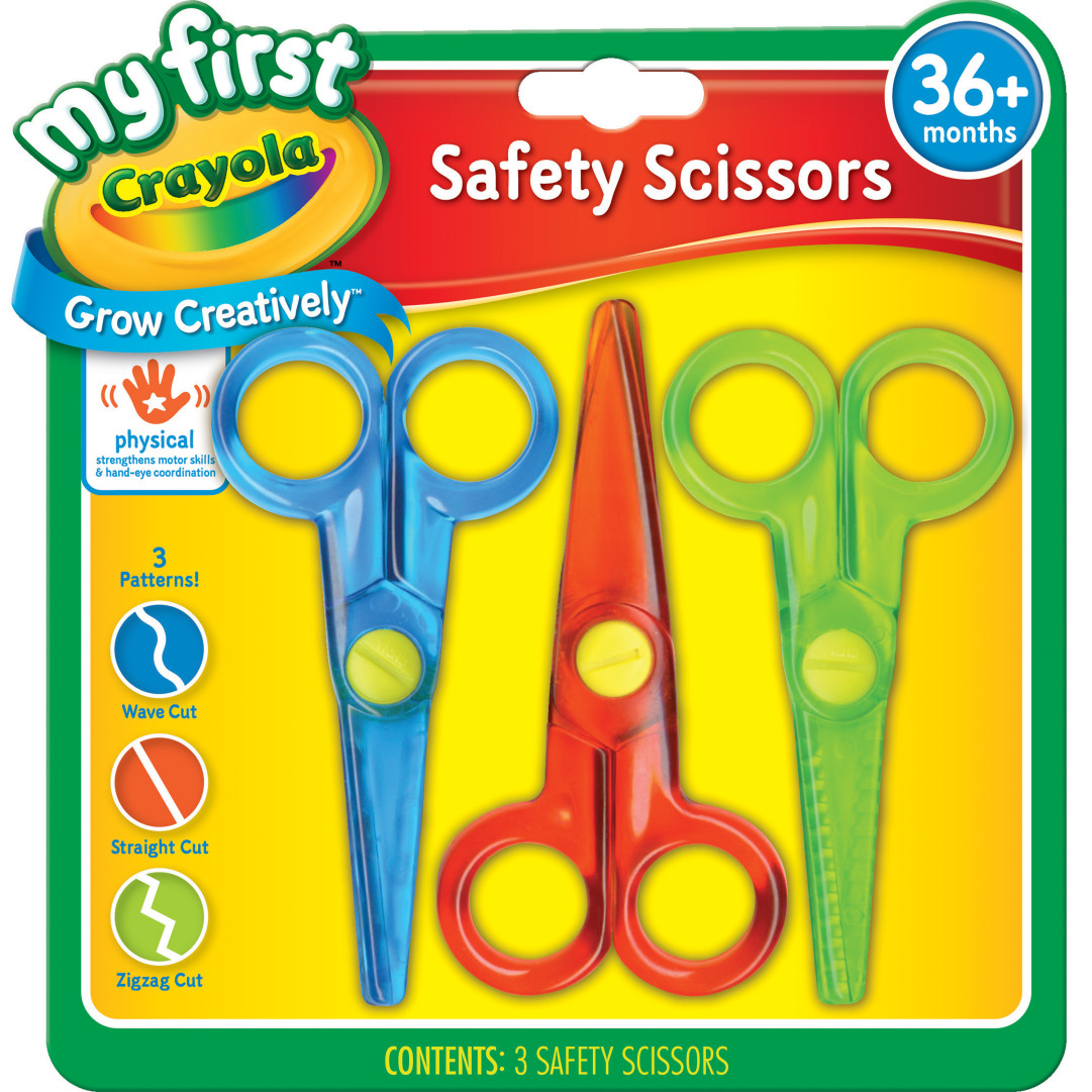 My First Crayola™ - 3 Safety Scissors Front view