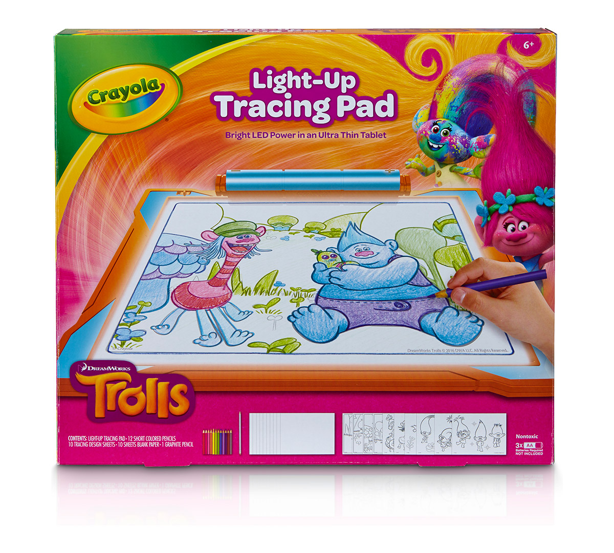 Trolls Light Up Tracing Pad