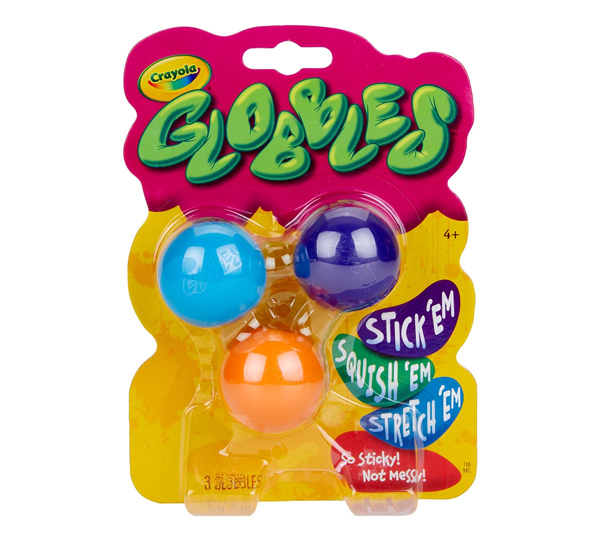 Globbles 3 Count front view