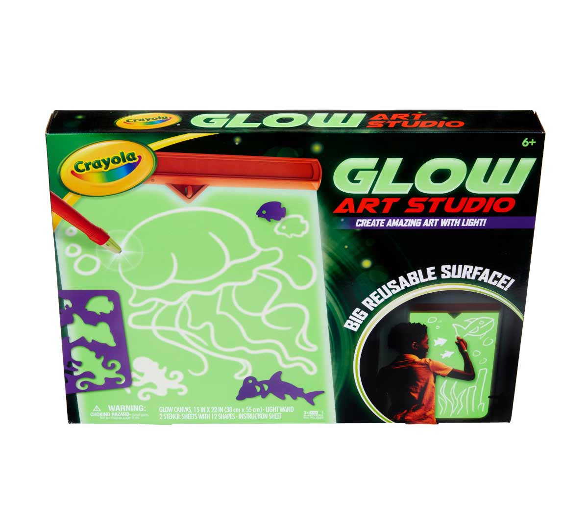 Glow ARt Studio front and top view