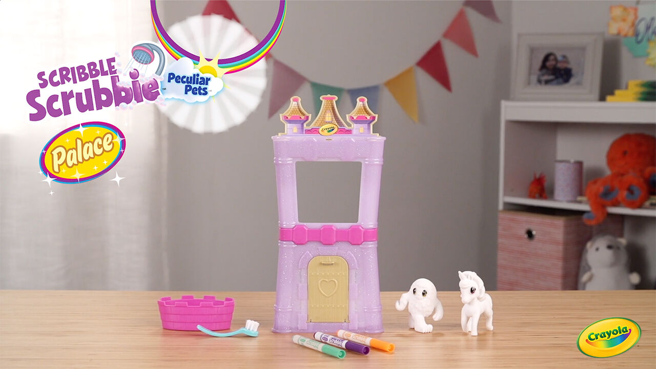 Scribble Scrubbie Peculiar Pets Palace Playset