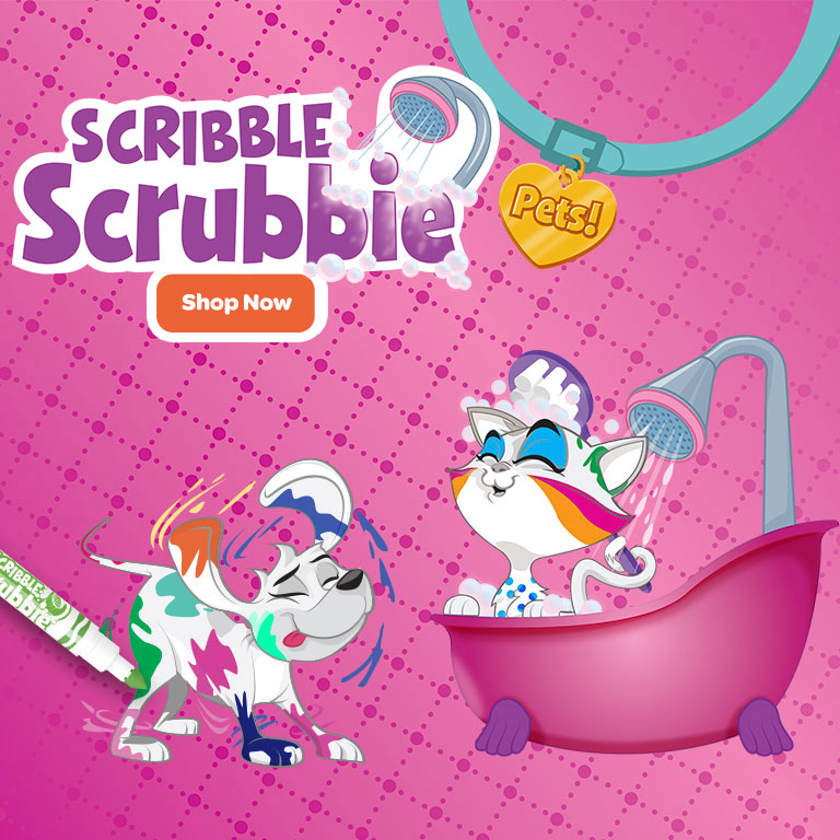 scribble scrubbie pets cartoon