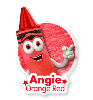 Angie Orange Red